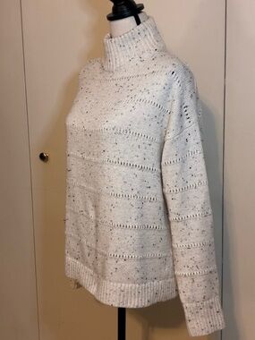 Talbots/Haven Cream Knit Women's Cotton Sweater